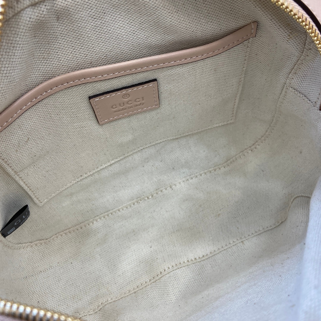 Gucci BLONDIE MINI SHOULDER BAG 21 IN WHITE CALFSKIN