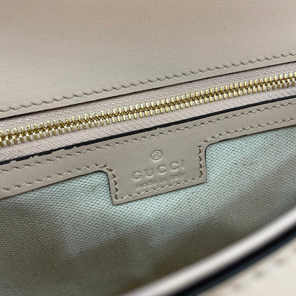 Gucci BLONDIE SMALL SHOULDER BAG 26 IN BEIGE CALFSKIN GOLD HARDWARE