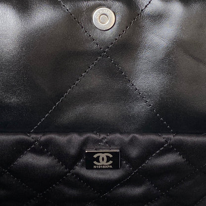 CHANEL 24C Hobo 22 bag 45cm Black Lambskin