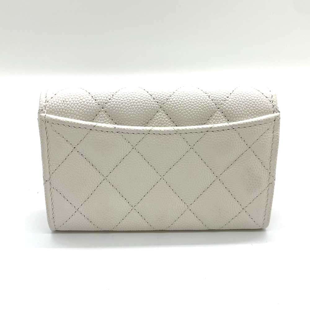 Chanel Caviar Leather Card Case