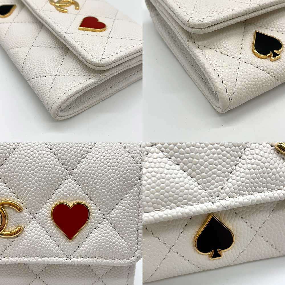 Chanel Caviar Leather Card Case
