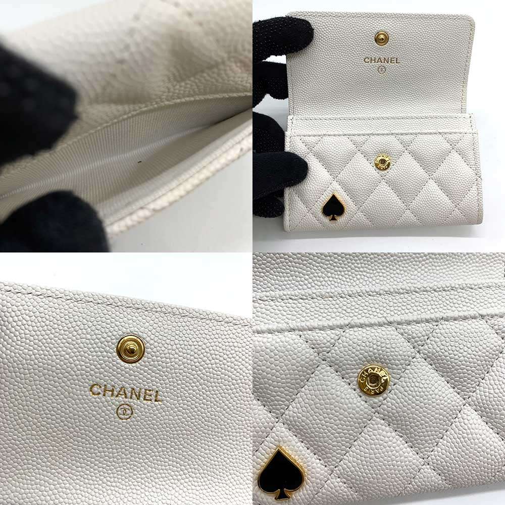 Chanel Caviar Leather Card Case