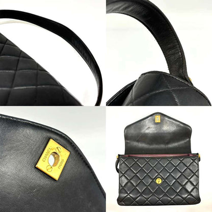 Chanel Matelasse Lambskin Top Handle Handbag in New Condition