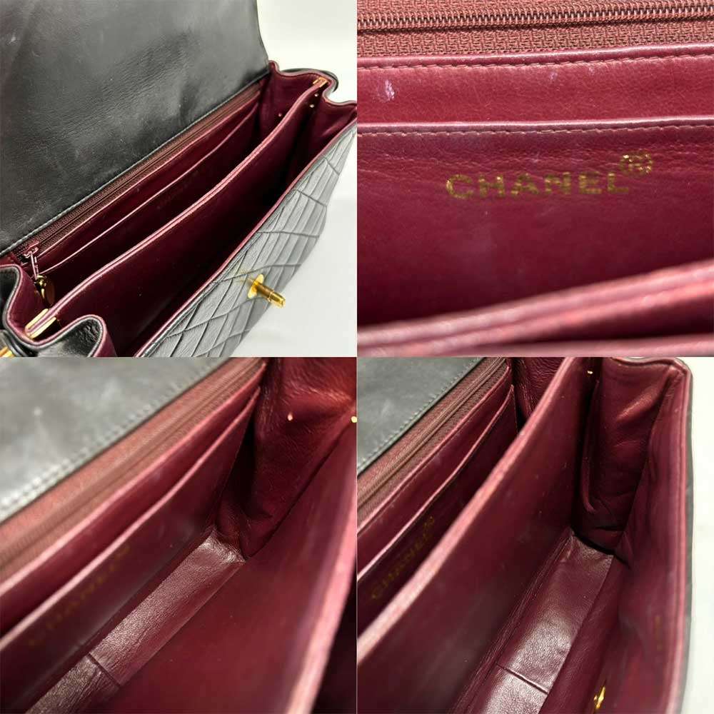 Chanel Matelasse Lambskin Top Handle Handbag in New Condition