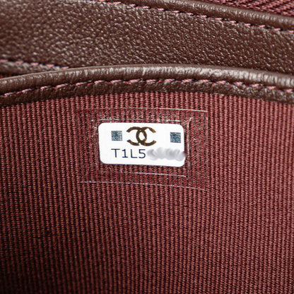Chanel Classic Long Flap Wallet Black Lambskin AP0241