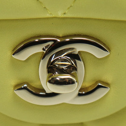 Chanel Mini Matelasse Shoulder Bag Yellow A69900