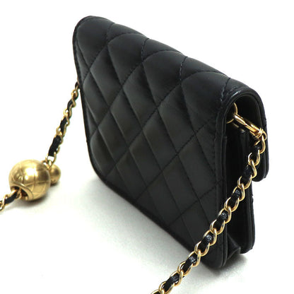 Chanel Mini Matelasse Shoulder Bag Black