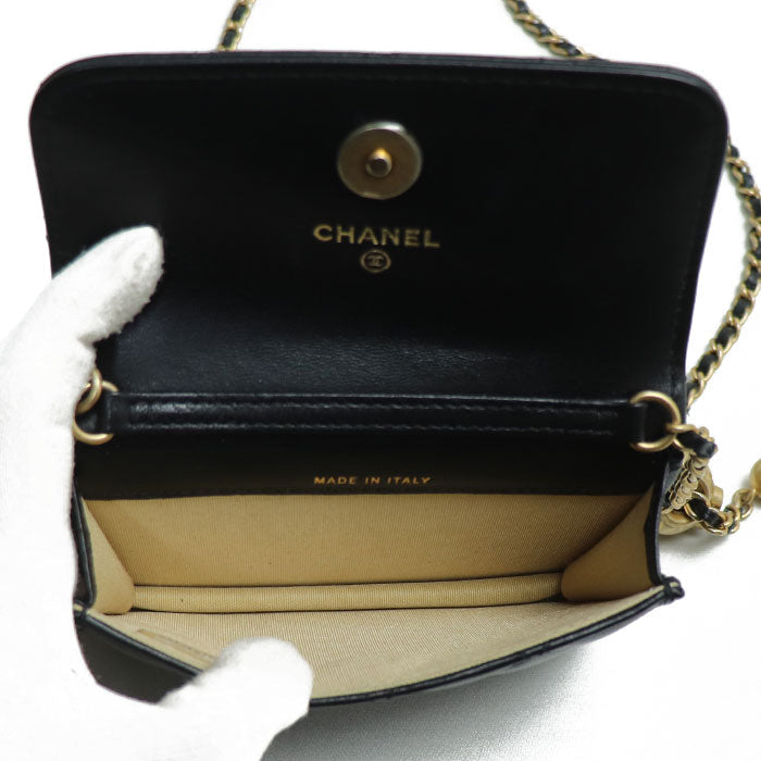 Chanel Mini Matelasse Shoulder Bag Black