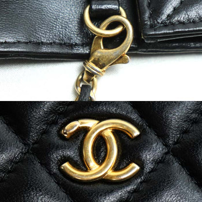 Chanel Mini Matelasse Shoulder Bag Black