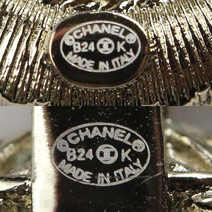 Chanel Metal Ribbon Coco Mark Brooch ABE646