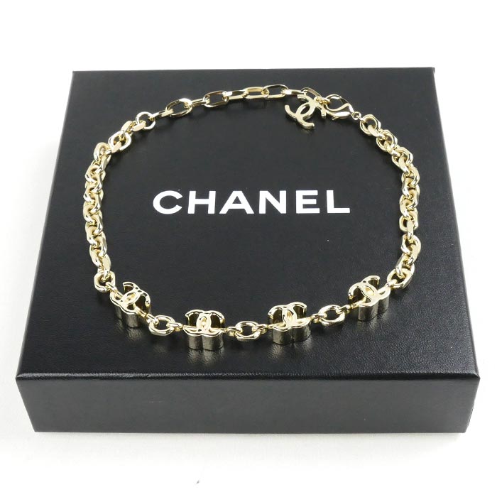 Chanel Metal Coco Mark Necklace