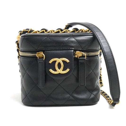 Chanel Matelasse Small Vanity Chain Shoulder Bag