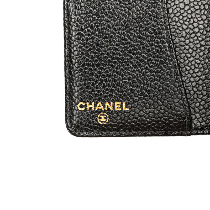 Chanel Caviar Skin Coco Mark Notebook Cover Agenda