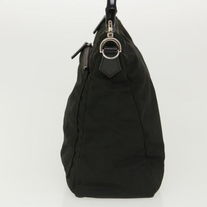 GUCCI Bamboo Shoulder Bag Nylon 2way Khaki 00005092122  ki2191