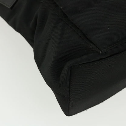 GUCCI Bamboo Hand Bag Nylon Black  ki2495