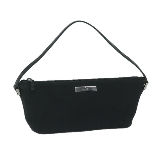 GUCCI Accessory Pouch Satin Black 039 1103 2123  ki3826