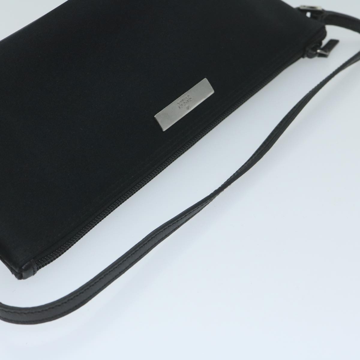 GUCCI Accessory Pouch Satin Black 039 1103 2123  ki3826