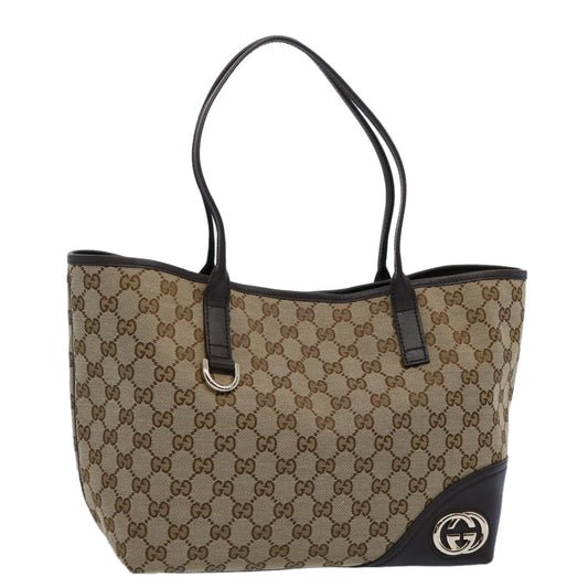 GUCCI GG Canvas Tote Bag Beige 169946  ki3831