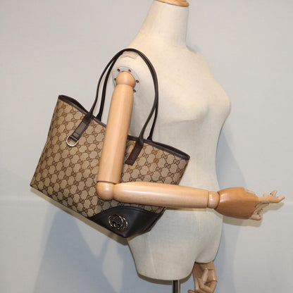 GUCCI GG Canvas Tote Bag Beige 169946  ki3831