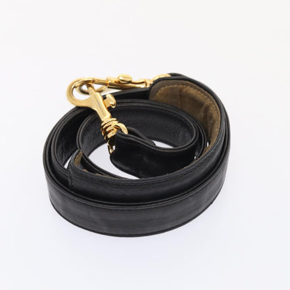 CHANEL Matelasse Business Bag Lamb Skin 2way Black Gold CC ki4737