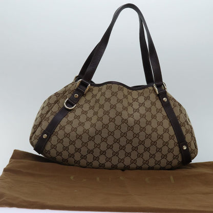 GUCCI GG Canvas Tote Bag Gold Beige 130736  ki4869