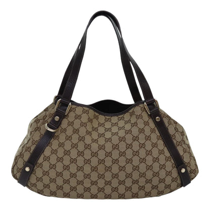 GUCCI GG Canvas Tote Bag Gold Beige 130736  ki4869