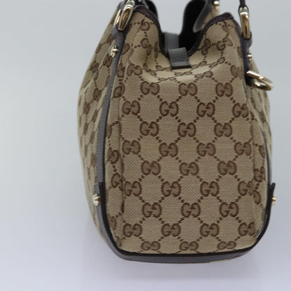 GUCCI GG Canvas Tote Bag Gold Beige 130736  ki4869