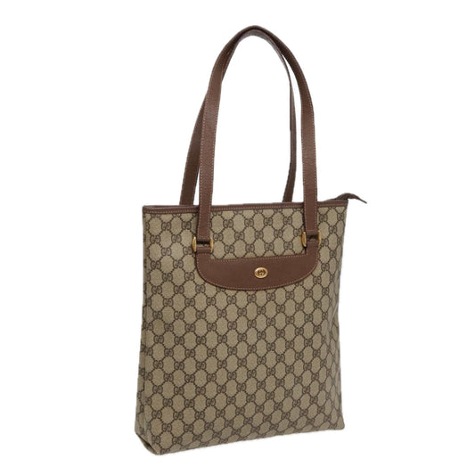 GUCCI GG Supreme Tote Bag PVC Beige Gold 002 615 6130  ki4890
