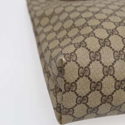 GUCCI GG Supreme Tote Bag PVC Beige Gold 002 615 6130  ki4890
