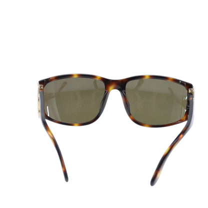 CHANEL Sunglasses plastic Brown CC ki5159