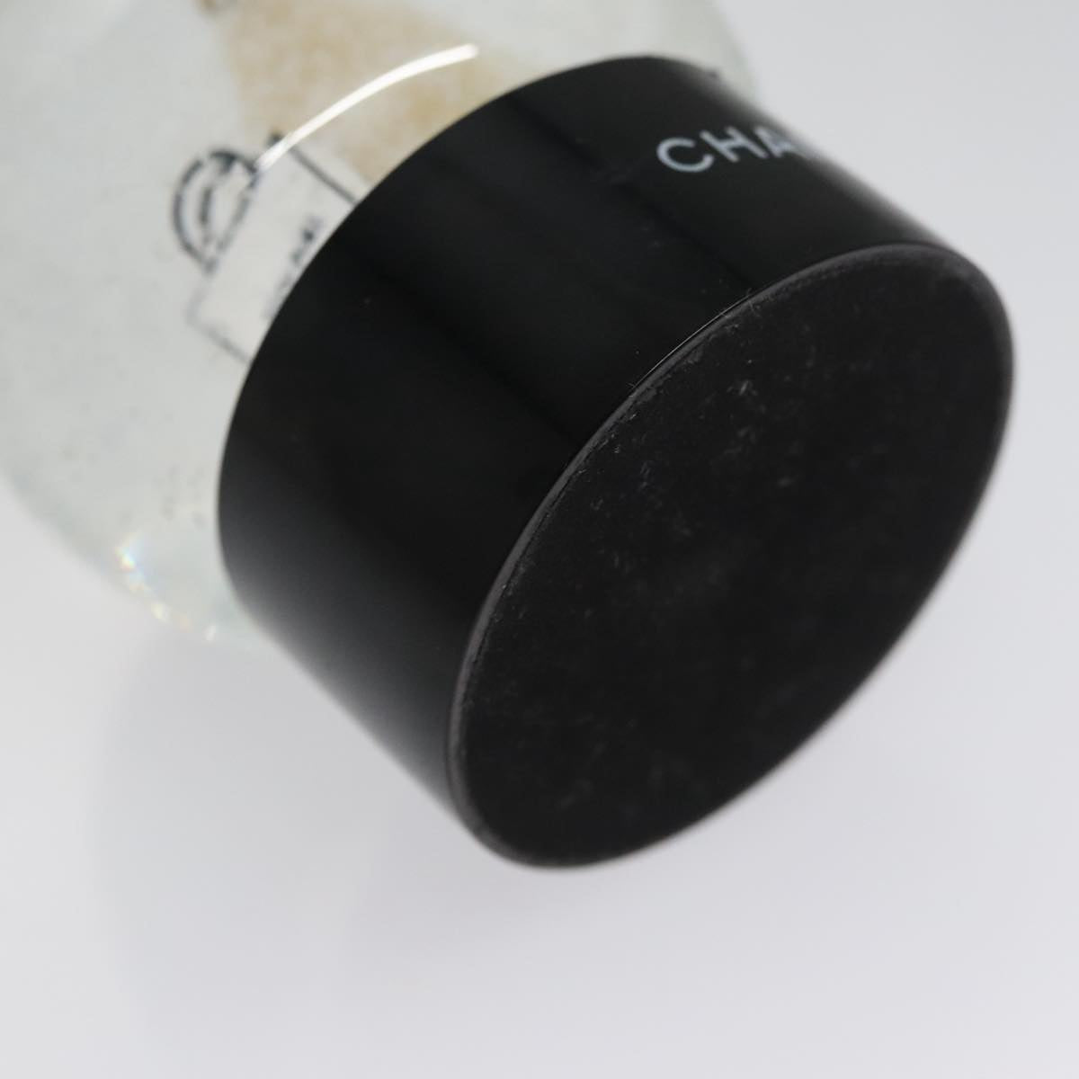 CHANEL Snow Globe Glass Clear CC ki5303