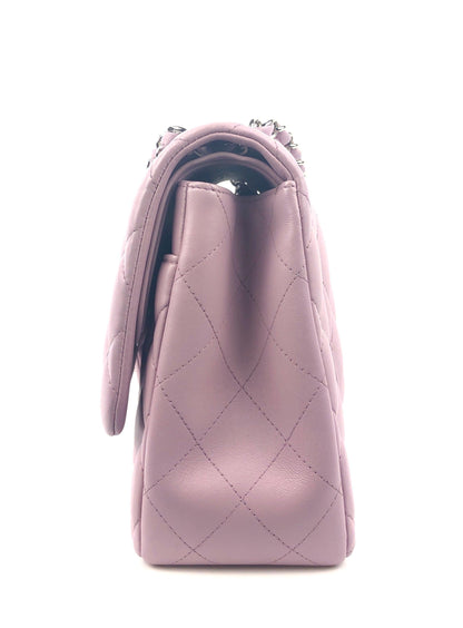 Chanel Lavender Lambskin Jumbo Classic Flap