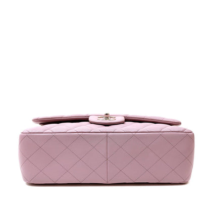 Chanel Lavender Lambskin Jumbo Classic Flap