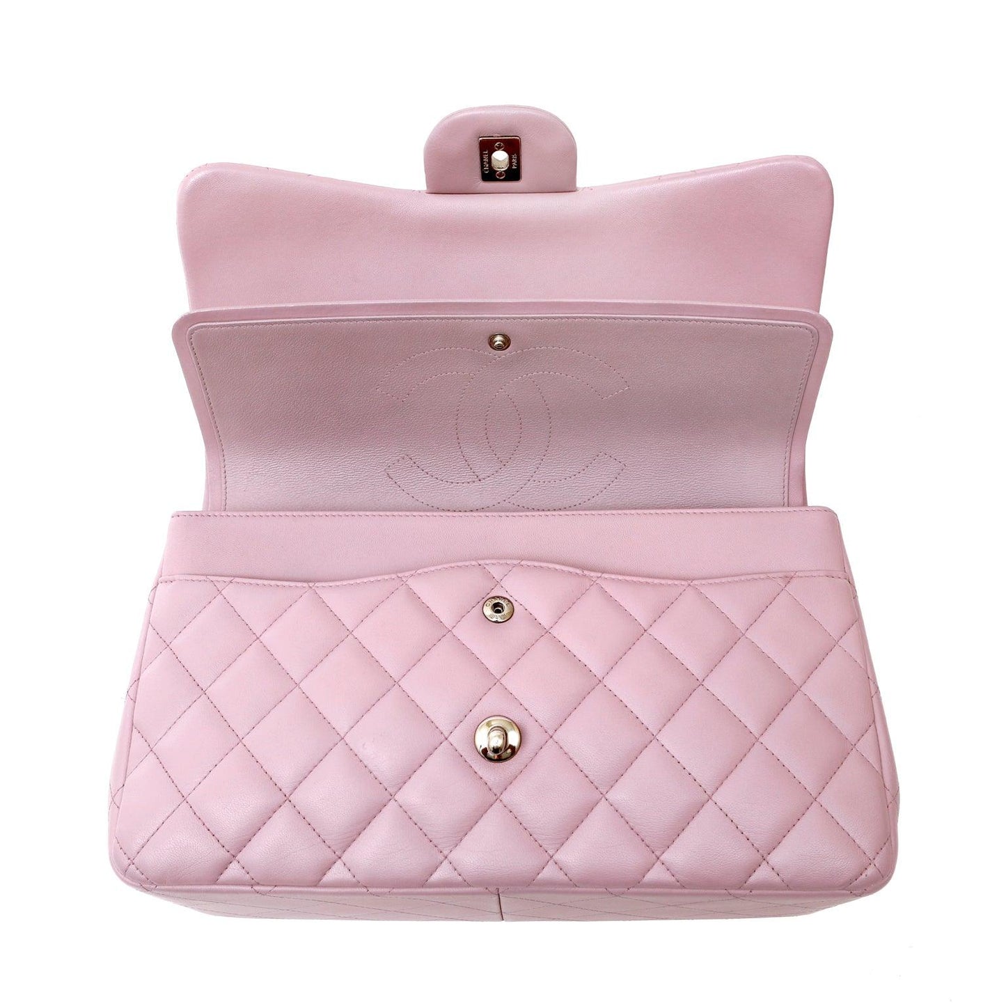 Chanel Lavender Lambskin Jumbo Classic Flap