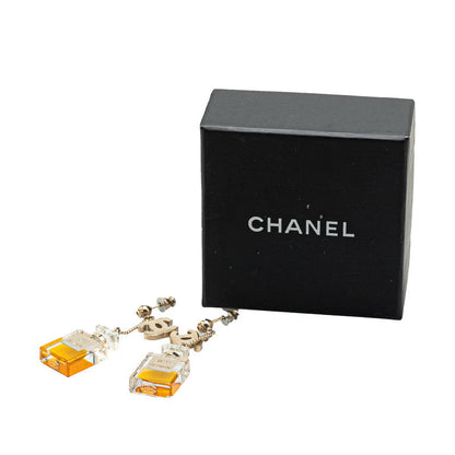 Chanel Vintage Coco Mark No.5 Swing Earrings