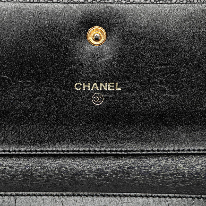Chanel Caviar Skin Tri-Fold Wallet