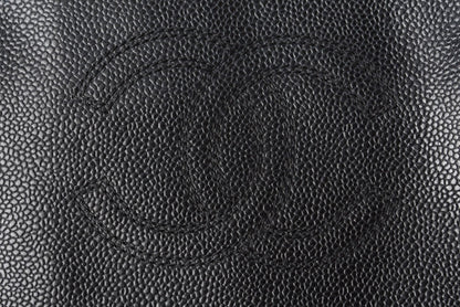 Chanel Caviar Skin Shoulder/ Tote Bag Black