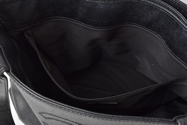 Chanel Caviar Skin Shoulder/ Tote Bag Black