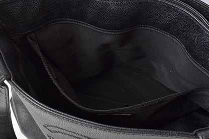 Chanel Caviar Skin Shoulder/ Tote Bag Black