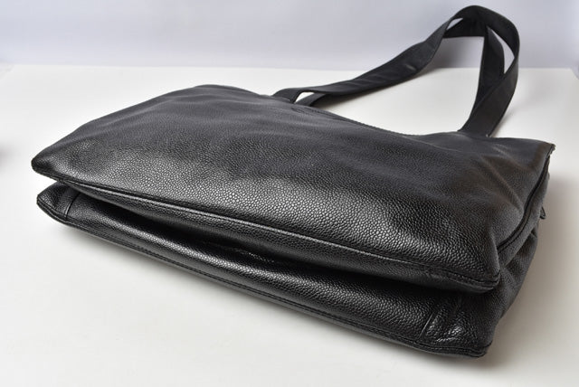Chanel Caviar Skin Shoulder/ Tote Bag Black