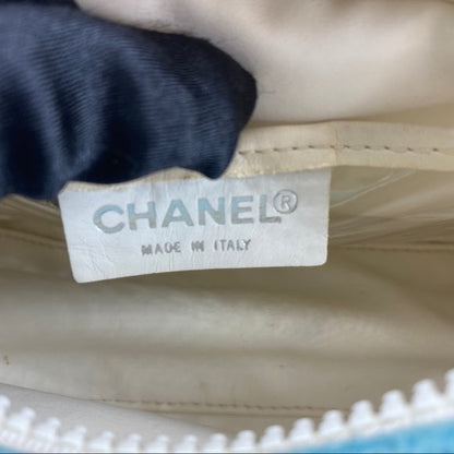CHANEL Towel texture small pochette
