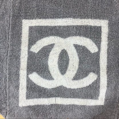 CHANEL Vintage cotton beach Tote