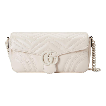 (WMNS) Gucci GG Marmont Matelasse Shoulder Bag 'White' 734814-DAAAI-9022