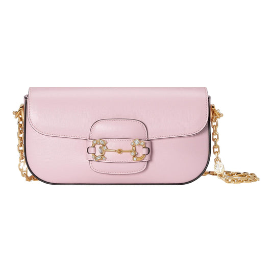 (WMNS) Gucci Horsebit 1955 Small Shoulder Bag 'Pink' 735178-AACPL-5941