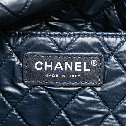 Chanel Nylon Leather Choupette Coco Mark Tote Bag