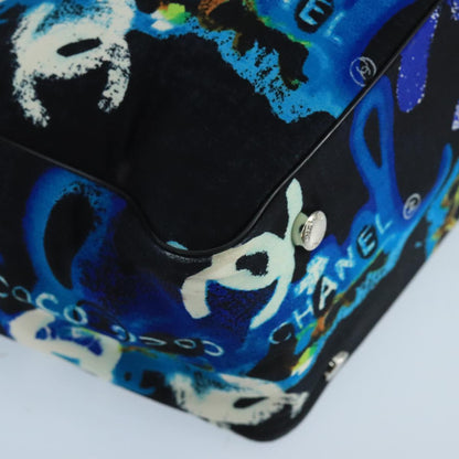 CHANEL New Travel line Hawaii Limited Tote Bag Nylon Black CC mr765