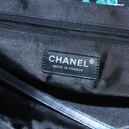 CHANEL New Travel line Hawaii Limited Tote Bag Nylon Black CC mr765