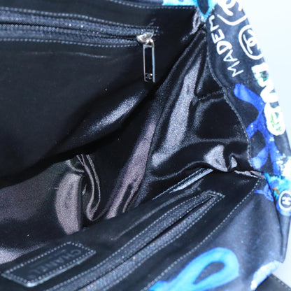 CHANEL New Travel line Hawaii Limited Tote Bag Nylon Black CC mr765