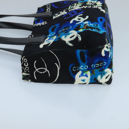 CHANEL New Travel line Hawaii Limited Tote Bag Nylon Black CC mr765
