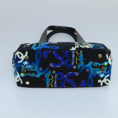 CHANEL New Travel line Hawaii Limited Tote Bag Nylon Black CC mr765